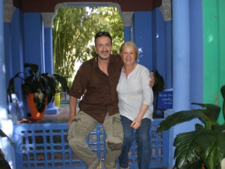 Maman et moi au jardin de Majorel